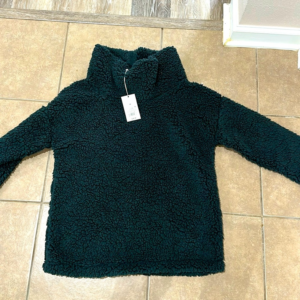 Dark teal sweater